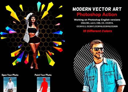 FreePsdVn.com 2104307 ACTION modern vector art photoshop action 5879905 cover