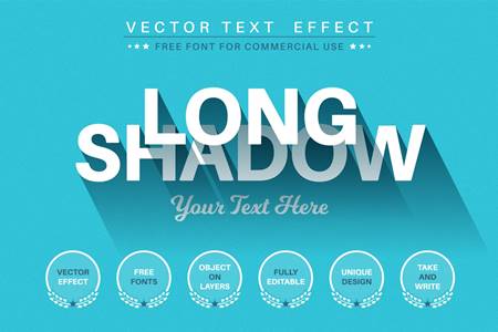 Freepsdvn.com 2104314 Vector Long Shadow Editable Text Effect Font Style 29xgdz2 Cover