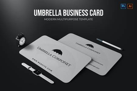FreePsdVn.com 2104330 TEMPLATE umbrella corponet business card ahl3gv9 cover