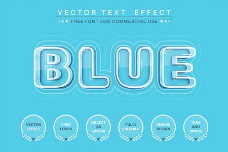 Freepsdvn.com 2104464 Vector Blue Glass Editable Text Effect Font Style H48r479 Cover
