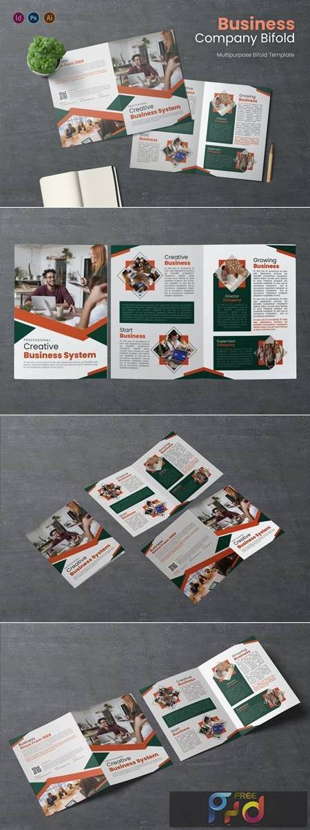 Business System Bifold Brochure 738U4RF 1