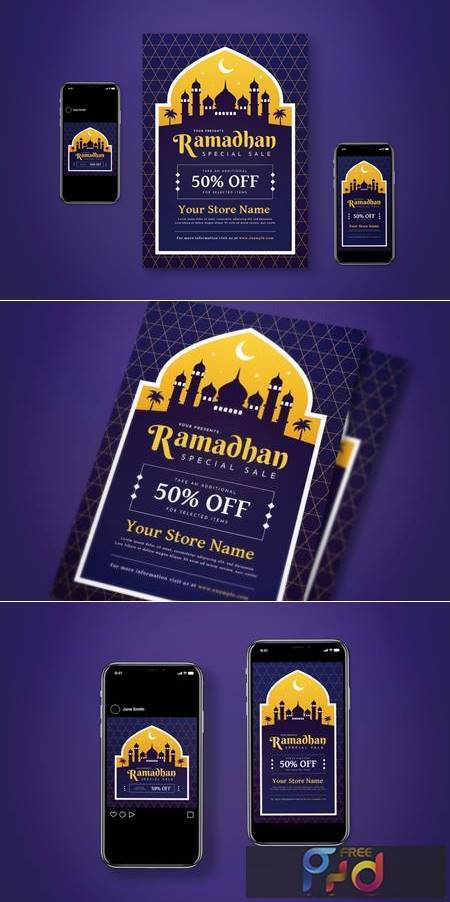 FreePsdVn.com 2104480 TEMPLATE ramadhan sale flyer set c3ghme5