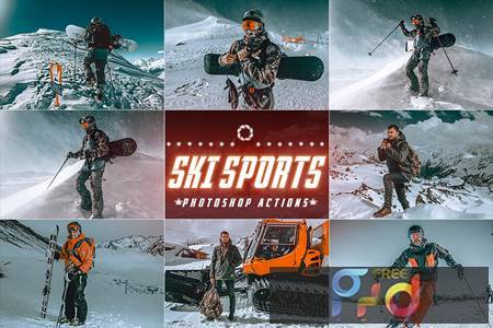Ski Sports Winter Photoshop Actions GQSM7Q6 1