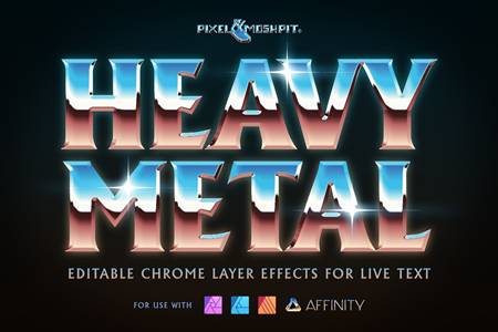 FreePsdVn.com 2104508 ACTION heavy metal chrome layer styles 5995666 cover