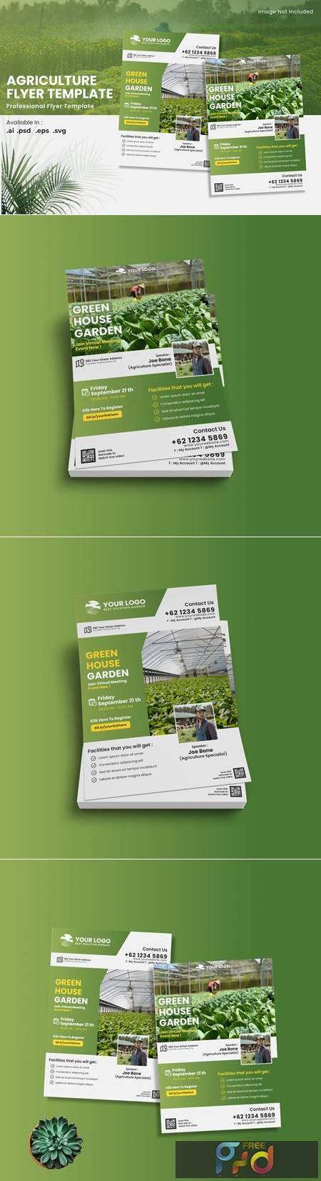 Agriculture Promotion Flyer Template