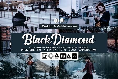 FreePsdVn.com 2105296 PRESET black diamond lightroom presets 5156439 cover