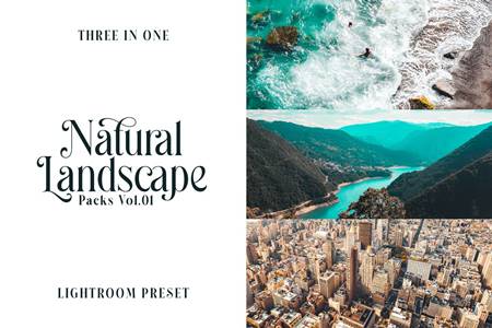 FreePsdVn.com 2105385 PRESET lightroom preset natural landscape vol01 95n53uv cover