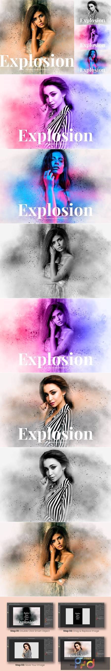 Explosion Dispersion Photo Effect 5981170 1