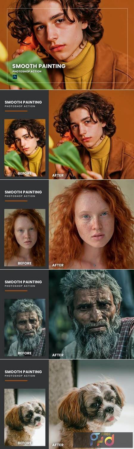 Smooth Painting Photoshop Action