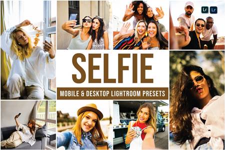 Freepsdvn.com 2106070 Preset Selfie Mobile And Desktop Lightroom Presets Hh25zsx Cover