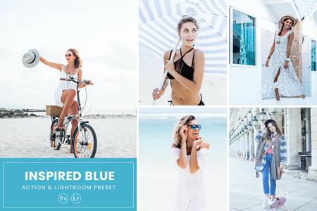 Freepsdvn.com 2106355 Action Inspired Blue Photoshop Action Lightrom Presets Sbup6xl Cover