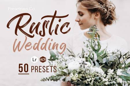 FreePsdVn.com 2107322 PRESET 50 rustic wedding presets bundle 14015542 cover