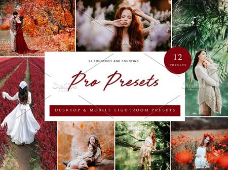 Freepsdvn.com 2107484 Preset 12x Lightroom Presets Pro Presets 6071347 Cover