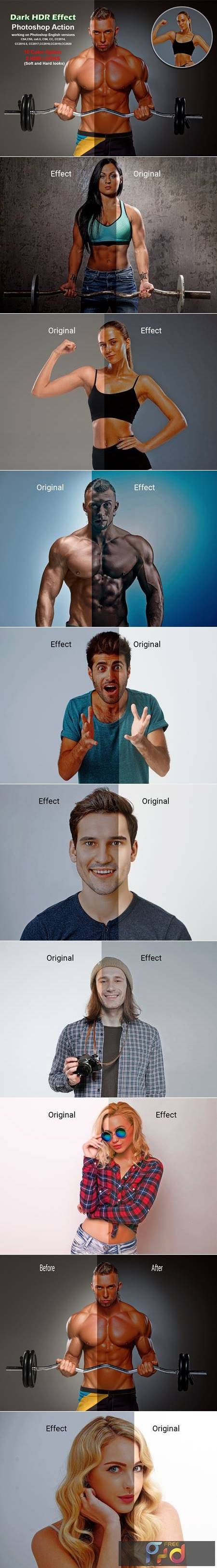 Dark HDR Effect Photoshop Action