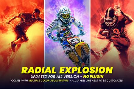 Freepsdvn.com 2108051 Action Radial Explosion Photoshop Fx 6189302 Cover