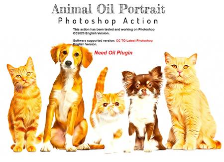 FreePsdVn.com 2108332 ACTION animal oil portrait ps action 6346067 cover