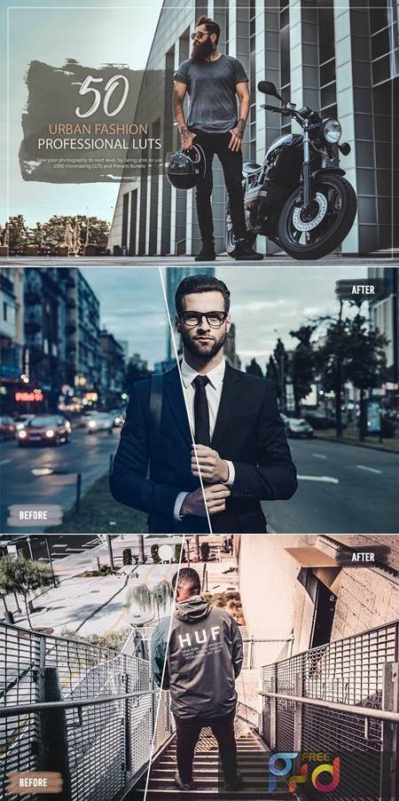 Urban Fashion LUTs and Presets Pack
