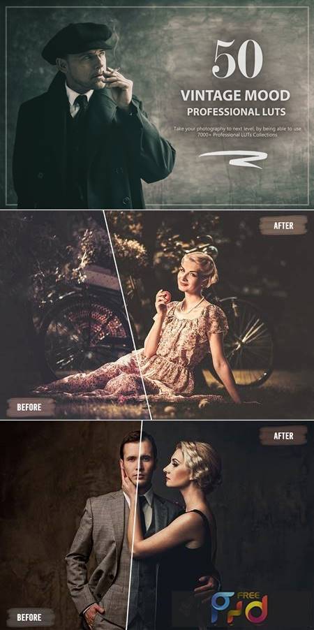 Vintage Mood LUTs and Prsets Pack