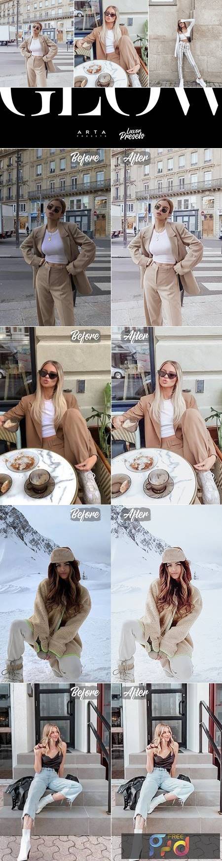 ARTA Glow Presets For Mobile and Desktop