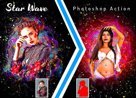 FreePsdVn.com 2108463 ACTION star wave photoshop action 6358696 cover