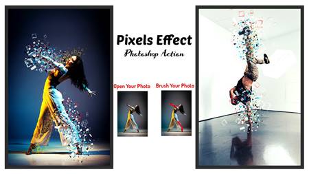 Freepsdvn.com 2109003 Action Pixels Effect Photoshop Action 6397296 Cover