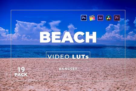 Freepsdvn.com 2109009 Preset Bangset Beach Pack 19 Video Luts Lzx8q6l Cover