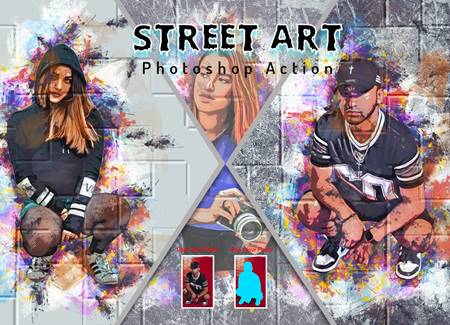 Freepsdvn.com 2109341 Action Street Art Photoshop Action 6464321 Cover