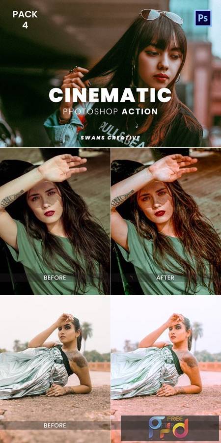 Cinematic Photoshop Action Pack 4