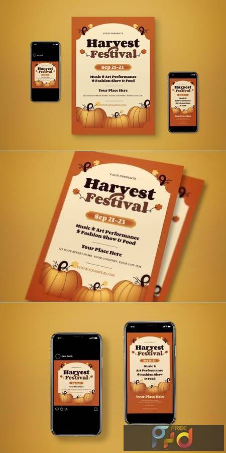 Harvest Fest Flyer Set