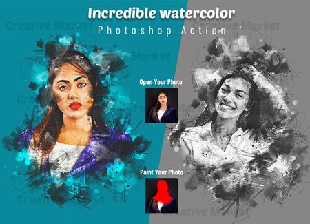 FreePsdVn.com 2110057 ACTION incredible watercolor ps action 6503656 cover