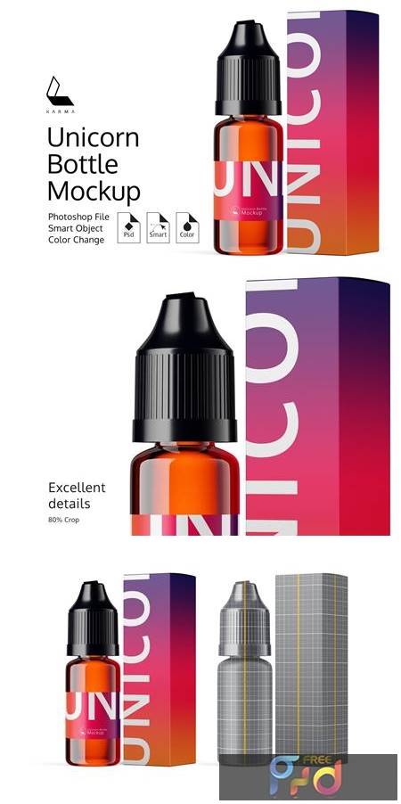 FreePsdVn.com 2110217 MOCKUP unicorn bottle mockup 6360457