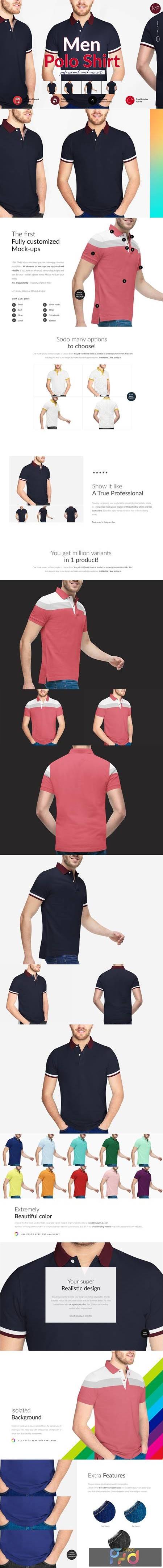 Men Polo Shirt 4x Mock-ups 5949461 1