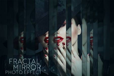 FreePsdVn.com 2111091 ACTION fractal mirror photo effect mockup 414735011 cover