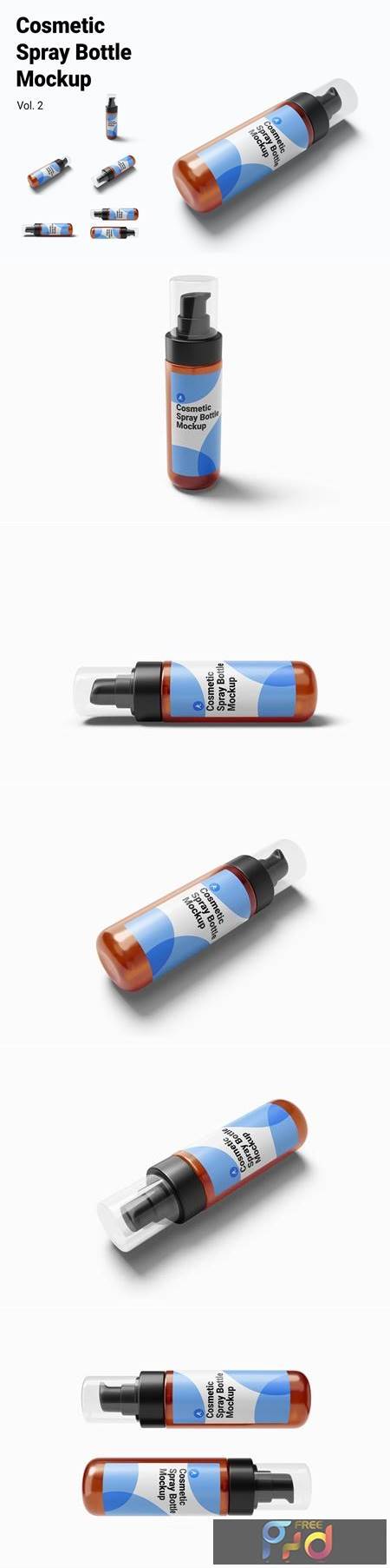 Cosmetic Spray Bottle Mockup Vol.2 JA76ZYX 1