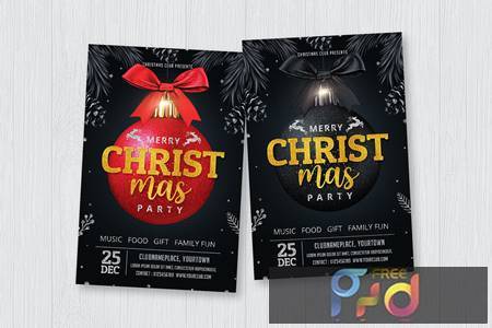 Christmas & New Year Party Flyer K6DHZMC 1