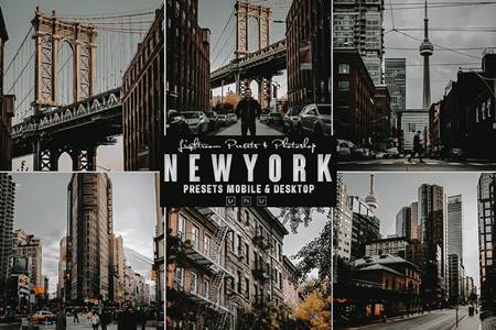 Newyork Photoshop Action & Lightrom Presets JSMJPVY - FreePSDvn
