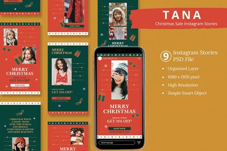 Freepsdvn.com 2111420 Social Tana Christmas Sale Instagram Stories Fawjqay Cover