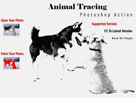FreePsdVn.com 2111519 ACTION animal tracing photoshop action 6647974 cover