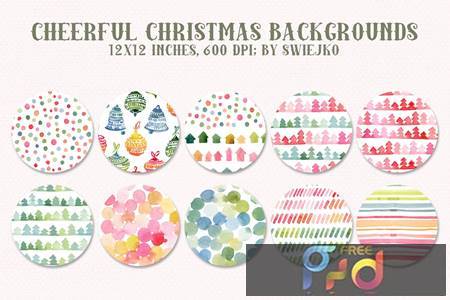 Cheerful Christmas Backgrounds CP9TLEG 1