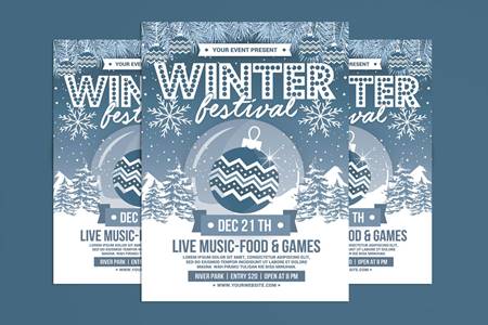 FreePsdVn.com 2112197 TEMPLATE winter festival flyer template 44bm5s5 cover