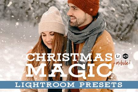 FreePsdVn.com 2112395 PRESET christmas magic lightroom presets kbmq2ku cover