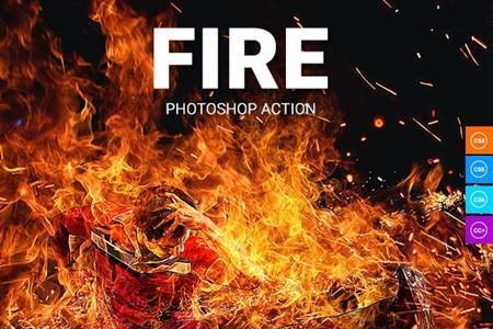 FreePsdVn.com 2112428 ACTION fire photoshop action 21580727 cover
