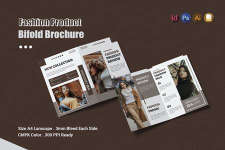 FreePsdVn.com 2112494 TEMPLATE fashion product review bifold brochure pbg5l4p cover