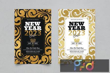 FreePsdVn.com 2201104 TEMPLATE new year flyer gnbvdhf