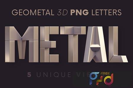 Geometal - 3D Lettering WDXDC95 1