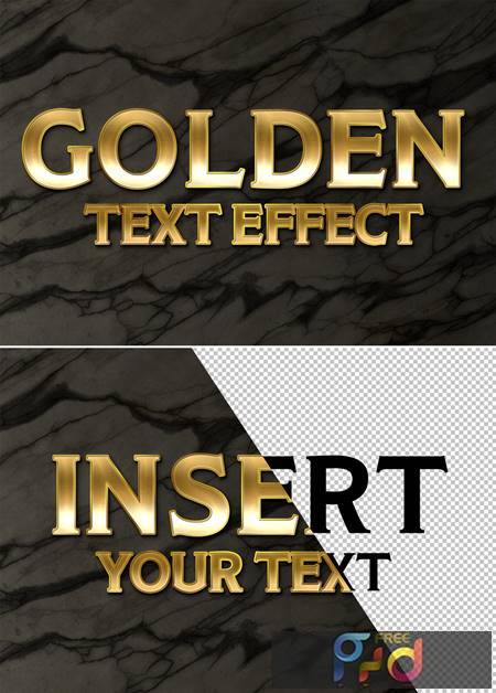 Gold Style Text Effect on Marble Background 334805436 1