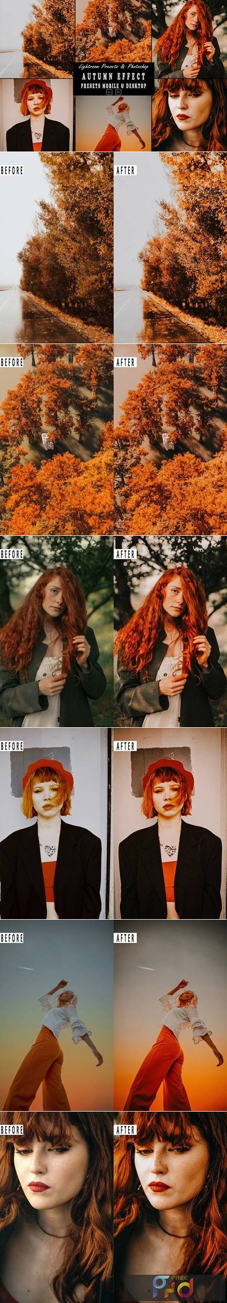 Autumn Photoshop Action & Lightrom Presets KER98ML 1