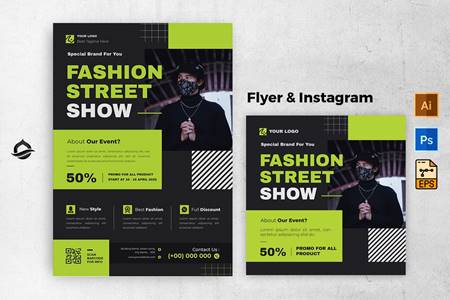 FreePsdVn.com 2202088 TEMPLATE fashion street style sale flyer instagram post ujrkwh5 cover
