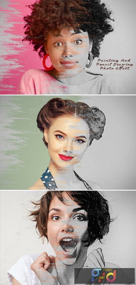 FreePsdVn.com 2202238 MOCKUP painting and pencil drawing photo effect mockup 484040522