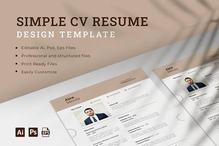 FreePsdVn.com 2202438 TEMPLATE simple cv resume design template 55s3jqq cover